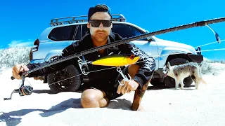 I Have Never Caught A Fish Like This Before BEACH FISHING Jetski Adventure With My Brother - Ep 178