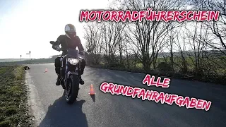 DIESES VIDEO lässt dich die FAHRPRÜFUNG BESTEHEN | Motorrad-Grundfahraufgaben A1/A2/A