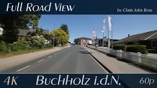 Buchholz in der Nordheide, Germany: Bremer Straße, Schützenstraße - 4K (UHD/2160p/60p) Video