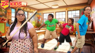 Don’t Get Caught By The Mean Teacher! ZZ Kids TV Game Show