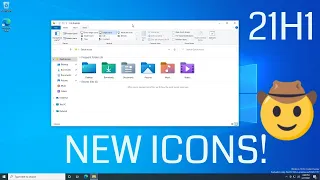 Windows 10 21H1 Developer Preview (03/25/2021) | New Icons!