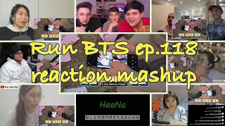 [BTS] Run BTS 달려라 방탄 ep.118｜reaction mashup
