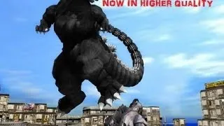 MMD Godzilla - Godzilla VS The Army, MOGUERA, and MechaGodzilla (Old)