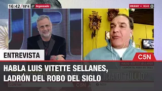 ENTREVISTA a LUIS VITETTE SELLANES, LADRÓN del ROBO DEL SIGLO