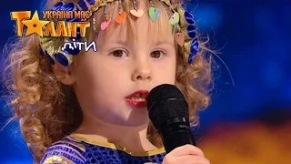 4-years-old girl amazed all the spectators in the hall - Got Talent 2017