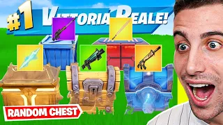 Gioco la NUOVA Random CHEST Challenge e VINCO la Partita! Stagione 2 Capitolo 5 Fortnite ITA!