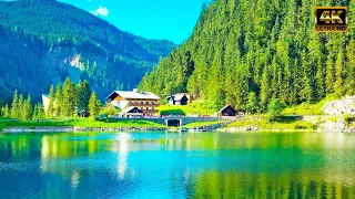 4K • Nature Relaxation Film • Peaceful Relaxing Music • 4K Video UltraHD / Guitar Music Background