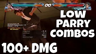 Hwoarang CRAZY Low Parry Combos Season 4 Tekken 7
