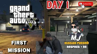 DAY 1 in GTA V || FIRST MISSION || @primemj7 GAMING || HD GTA GAMEPLAY || STORY MODE