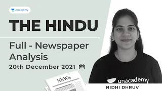 The Hindu analysis today | Current affairs today | CLAT Preparation | CLAT 2022 | 21 December News