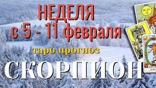 СКОРПИОН ❄️❄️❄️ НЕДЕЛЯ с 5 - 11 февраля2024 года Таро Прогноз ГОРОСКОП Angel Tarot