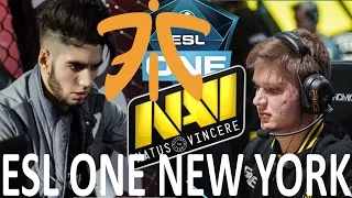 SCREAM vs S1MPLE - NaVi vs Fnatic (Inferno/map1) Highlights - ESL One New York 2018 ELIMINATION