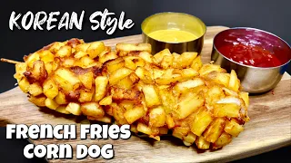 KOREAN STYLE FRENCH FRIES CORN DOG RECIPE | KOREAN STREET FOOD | GIAN SP