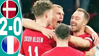 Denmark vs France 2-0 | Goal result  and Extended Highlights | Uefa Nations league