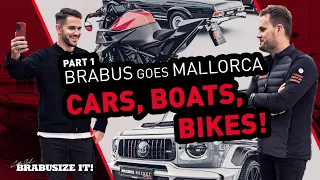 CARS, BOATS, BIKES! // BRABUS Mallorca Vlog Part 1/2