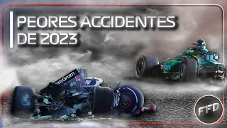 Los ACCIDENTES más FUERTES de la F1 2023 | F1FD