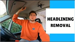 How to Remove the Headlining / Fiat Ducato / Ram Promaster / Citroen Relay / Peugeot Boxer