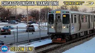 Chicago's Unusual Transit Line | CTA Yellow Line "Skokie Swift"