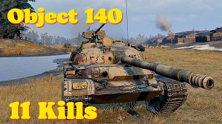 World of tanks Object 140 - 6,8 K Damage 11 Kills, wot replays