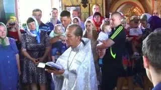 Крещение в церкви пгт. Инской, июнь 2015 г.