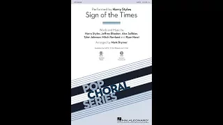 Sign of the Times (SATB Choir) - Arranged by Mark Brymer