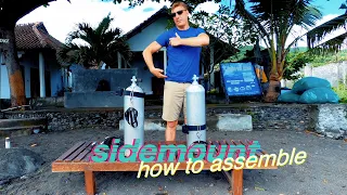 How to assemble sidemount. 10 years of experience. Episode 454