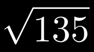 How to Simplify the Square Root of 135: sqrt(135)