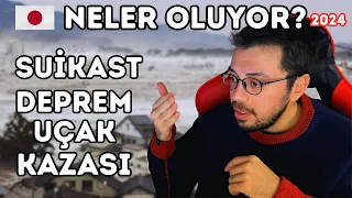 JAPONYA'YA NELER OLUYOR? SUİKAST,DEPREM,UÇAK KAZASI