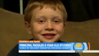 Video: Paddling of 5-year-old by principal reignites debate over spanking