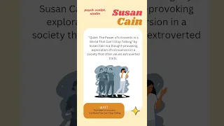 Quiet: The Power of Introverts in a World That Can't Stop Talking" by Susan Cain. #psychology #book