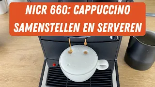 NIVONA CAFEROMATICA 660: Een Eigen Samengestelde Cappuccino Maken via de 'Mijn Koffie' Functie