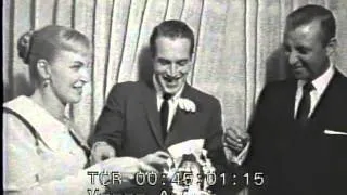 Paul Newman Joanne Woodward Wedding Newsreel Las Vegas 30 January 1958