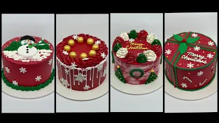 Christmas Cake Design Ideas | Christmas Buttercream Cake