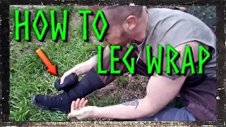 How To Leg Wrap (for big calves)