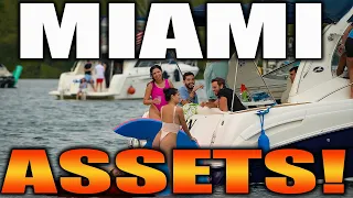 She Stole the SHOW! ( Se❌✌️) Miami River | Sandbar Miami | Droneviewhd