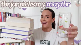 tbr prompt jar chooses my may reads 💭🍬✨ (may tbr video!)