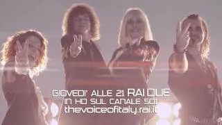 The Voice of Italy con Carrà Cocciante Noemi Pelù. Clip di presentazione