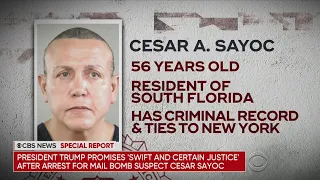 Explosive Device Mailing Suspect IDed As Cesar Sayoc