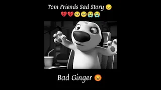 Talking Tom And Friends Very Sad  Story 😔💔😭(Bad Friend Ginger 😡) #angela #tom #ttaf #sad
