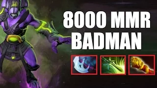 8K MMR Badman Playing Faceless Void with Manta and Monkey King Bar