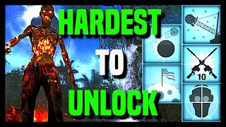 EVERY ZOMBIES MAP'S HARDEST ACHIEVEMENT/TROPHY (Black Ops 1 Zombies)