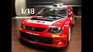 Unboxing 1:18 AUTOart diecast 三菱 Mitsubishi Lancer Evolution WRC05 模型車 開箱 20181216