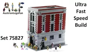 Lego Ghostbusters 75827 Firehouse Headquarters Speed Build Ultra Fast