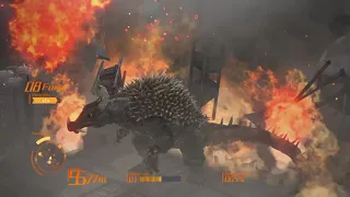 Godzilla PS4 god of destruction mode Anguirus gameplay