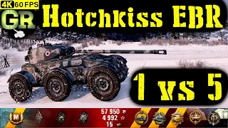 World of Tanks Hotchkiss EBR Replay - 10 Kills 3.8K DMG(Patch 1.4.0)