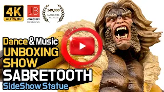 SideShow SabreTooth Premium Format Resin Statue Review | Marvel X-Men Unboxing!