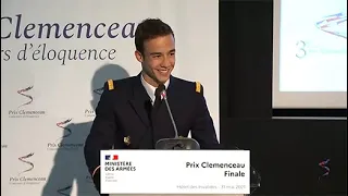 Prix Clemenceau 2021   La Finale1 L’ESA remporte le concours d’éloquence