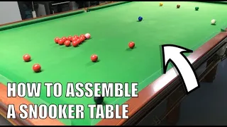 How to assemble a Snooker table (#tutorial)