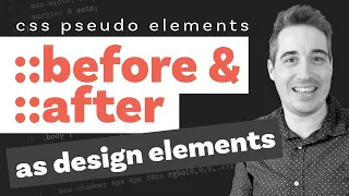 CSS Before and After pseudo elements explained - part three: as design elements