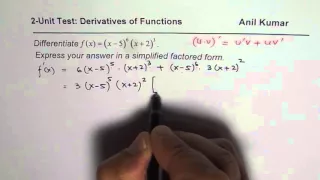 How to Simplify Derivatives with Product Chain Rule Composition Calculus